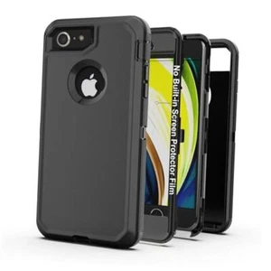 for iPhone SE Case 2022/2020,iPhone 8 & 7 Case, Heavy SF-iPhone 7/8/SE Black - Picture 1 of 7