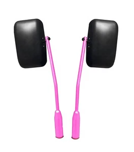 Hot Pink Premium Door Hinge Mirror Kit For Jeep Wrangler JL 18-19 Steinjager - Picture 1 of 1