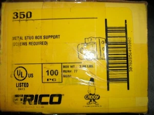 QUANTITY 100: ERICO CADDY 350 METAL STUD BOX SUPPORT - Imagen 1 de 1