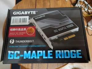 Gigabyte GC-MAPLE Ridge Thunderbolt 4 PCI-Ex4 add on Card USB Type-C DisplayPort - Photo 1/8