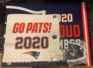 2020 New England Patriots Season Tickets Holder Gifts Towel Pin Mask Sign + - Picture 1 of 2