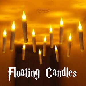 Floating LED Candles Remote Control Witch Halloween Decor Party Supplies