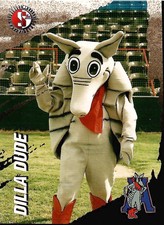 1995 Amarillo Dillas Dilla Dude Mascot Trading Card