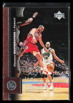 1996-97 Upper Deck Clarence Weatherspoon #93 - Image 1 of 2