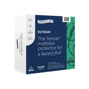 Protect-a-bed Elysian Tencel Jacquard Mattress Protector Queen BNIB RRP $194.95 - Picture 1 of 4