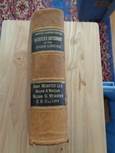 Webster's Dictionary English Language HC 1867 - Imagen 1 de 1