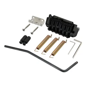 Sillas de montar con rodillos Musiclily Pro negras 54 mm puente trémolo de 2 puntos para guitarra Strat - Imagen 1 de 7