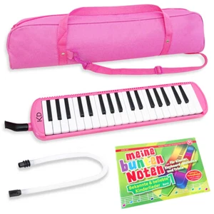keepdrum Melodica Pink 37 teclas con bolsa y cuaderno de notas - Imagen 1 de 4