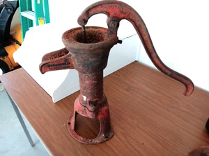 Antique W&B Douglas Cast Iron -Porcelain Well Water Hand Pump Off Homestead 1841 - Picture 1 of 11