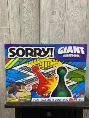 Hasbro Gaming SORRY GIANT EDITION Board Game Indoor Outdoor Brand New Sealed - Image 1 of 4