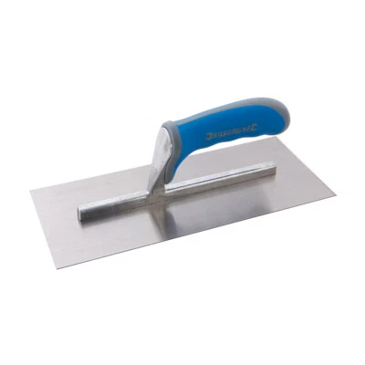 THATCABLE 280mm x 120mm Steel Plastering Trowel Soft Grip Flat Skimming Finishing Tool