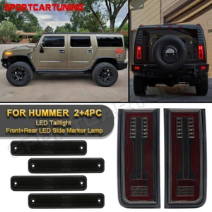 6PCS LED Side Marker Light+Turn Signal + Brake Tail Lamps For Hummer H2 2003-09 - Picture 1 of 13