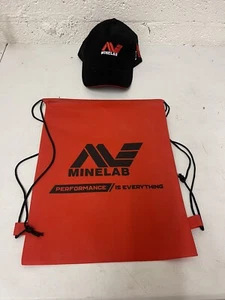 MINELAB BASEBALL CAP HAT METAL DETECTOR ADJUSTABLE with DRAWSTRING BAG - Picture 1 of 7