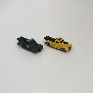 Lot of 2 Hot Wheels '40 Ford Drag Racing Pick Up Truck Loose Cars