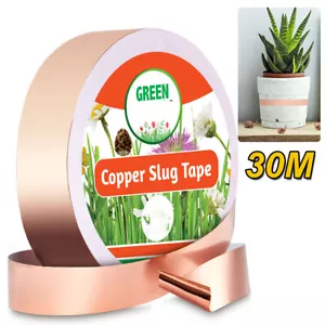 Kupferband Selbstklebend Kupferband Gegen Schnecken 30M Kupferfolie EMI DIY - Bild 1 von 24