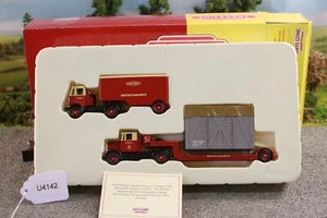 Lledo Trackside 1:76 BR1002 Red AEC Mammoth Scammel Tractor FNQHotwheels U4142 - Picture 1 of 10