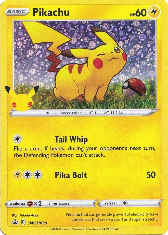 Pikachu SWSH039 Miscellaneous Cards & Products
