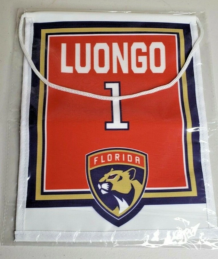 NHL Florida Panthers #1 Roberto Luongo Jersey Retirement Souvenir Banner SGA - Image 1 of 1