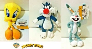 W.B. LOONEY TUNES PELUCHE PLUSH 22 CM 8,5" SILVESTRO TWEETY BUGS BUNNY TITTI 0+ - Picture 1 of 7
