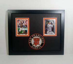 Buster Posey San Francisco Giants Display Framed 2 Card Baseball Plaque - Picture 1 of 4