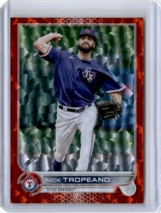 2022 Topps Update Nick Tropeano Orange Foilboard Insert Card /299 Texas Rangers - Picture 1 of 2
