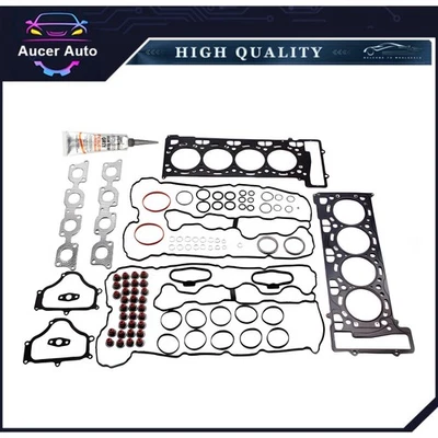 Juego de juntas de culata para BMW 550i 650i 750i 750Li X5 X6 xDrive 11-13 4,4 L V8 N63B44A Foto 1 de 4