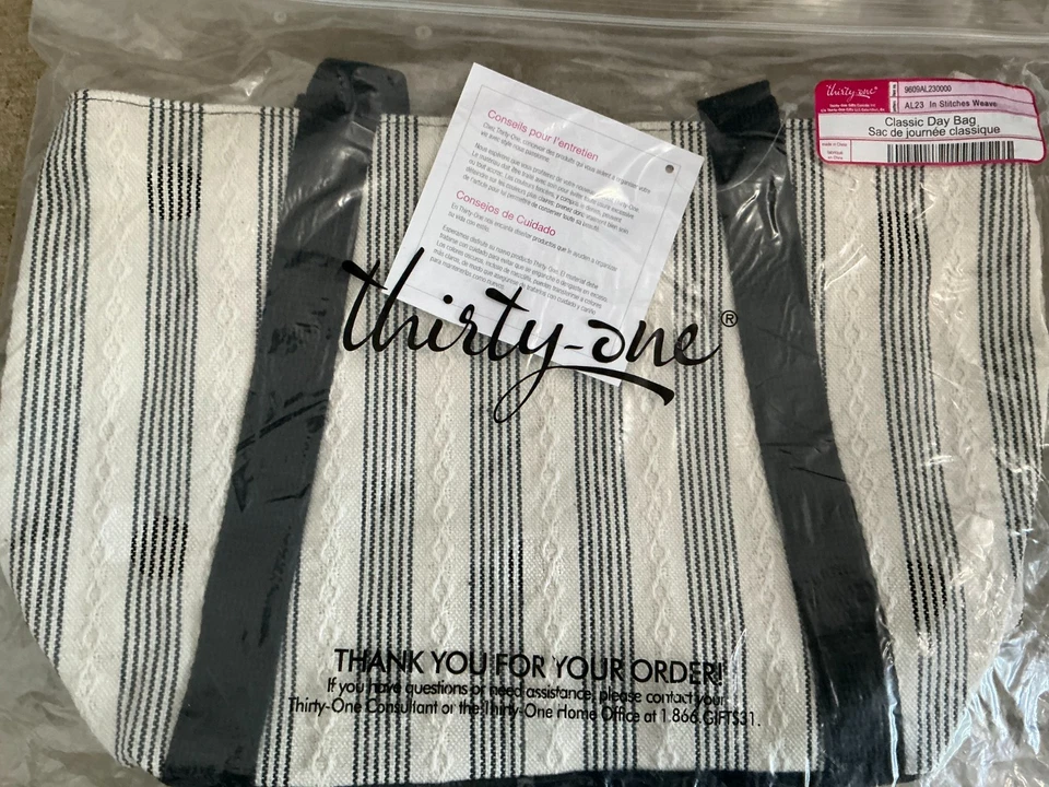 Bolso clásico de día Thirty One en tejido de puntadas Foto 1 de 1