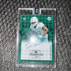 2021 Panini Instant NFL Donruss Signature Jaylen Waddle Rookie RC Auto SSP 3/10 - Picture 1 of 2