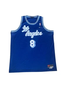 Vintage Los Angeles Lakers Swingman Jersey Kobe Bryant #8 Blue Men Size 2XL EUC - Picture 1 of 5