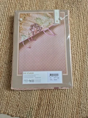 NEU Pip Studio Spannbettlaken 160x200 Cm Scala Coral Muschel Laken - Bild 1 von 4