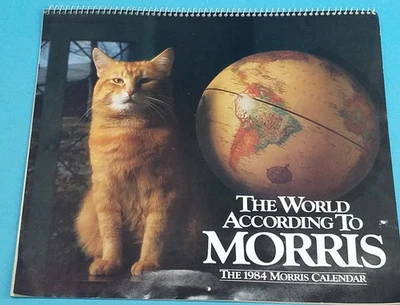9 Lives Morris The Cat Calendar 1984 the world according to Morris - Image 1 of 4