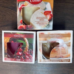 Star Lytes & Betty Crocker 3 oz mini candela lotto di 3 profumi fuori produzione - Foto 1 di 3