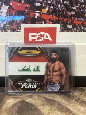 2024 Topps Chrome UFC - International Flair Amir Albazi #IFL-1 - Image 1 of 2