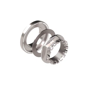 Dado perno ruota posteriore argento M38x1.5 con cono per Ducati - Foto 1 di 2