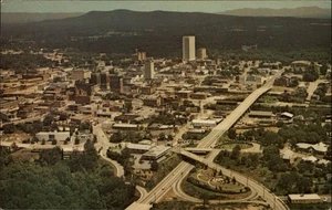 Greenville South Carolina Geschäftsbereich Textilzentrum Luftbild unbenutzte Postkarte - Bild 1 von 2