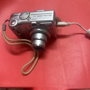 Canon PowerShot A540 6.0MP Silver Digital Camera 4x Optical Zoom  used good - Picture 1 of 7