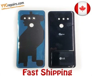 Battery Back Glass Cover Rear Back Door LG G8 ThinQ G820 Replacement + Adhesive - Photo 1 sur 1