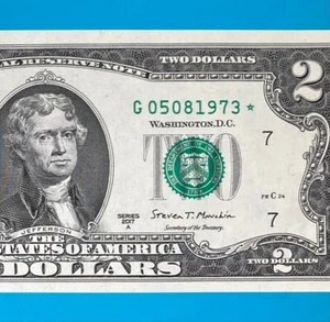 May 8, 1973 / 5 August 1973 (G 05081973 *) BIRTHDAY Note $1 One Dollar Bill *UNC - Picture 1 of 4
