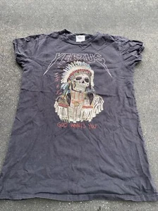 2013 Kanye West Yeezus Tour t-shirt M God Wants You Skeleton Warrior Chief Tee - Picture 1 of 7