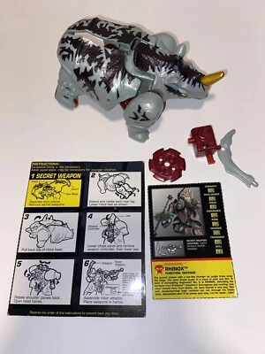 Transformers Beast Wars Rhinox Complete Fox Kids 1999 - Image 1 of 4