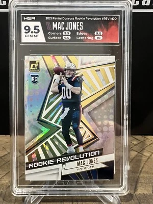 2021 Panini Donruss - Rookie Revolution #REV-MJO Mac Jones (RC) HGA 9.5 - Image 1 of 2