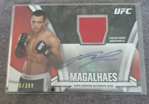 2013 Topps UFC Knockout Autograph Relic Card 246/399 Vinny Magalhaes KAR-VM - Picture 1 of 2