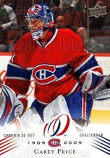 2008-09 Upper Deck Montreal Canadiens Centennial #168 Carey Price