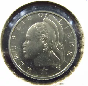 Moneta da 10 Centesimi Liberia 1974 Proof h7668 Mondo Money - Foto 1 di 2
