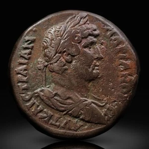 ROMAN EGYPT, Alexandria. Hadrian Drachm - Nilus / Nile (32 mm, 28.32 g) - Bild 1 von 2