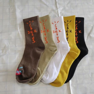 2 Pairs Unisex TS Crew Socks Travis Cactus Trendy Street Comfort Athletic Socks - Bild 1 von 13