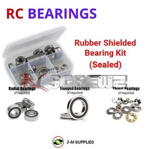 RCScrewZ Rubber Shielded Bearings czr024r for Cross RC MC-8C #CZR90100043 | KIT - Picture 1 of 15