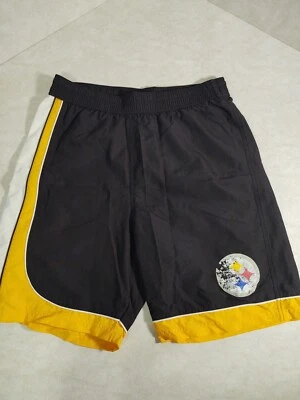 NFL Team Apparel Men's Large  Steelers  Drawstring Swim Trunks pre-owned  - Image 1 of 4