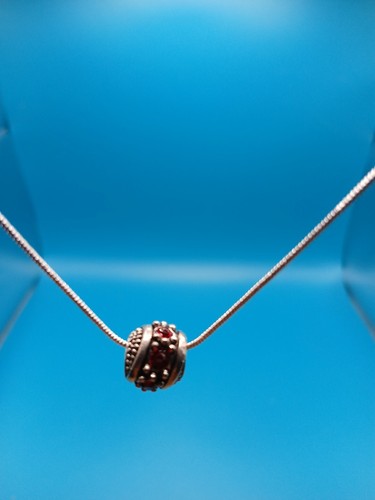 VETEMENTS Collana di perle europee in cristallo rosso