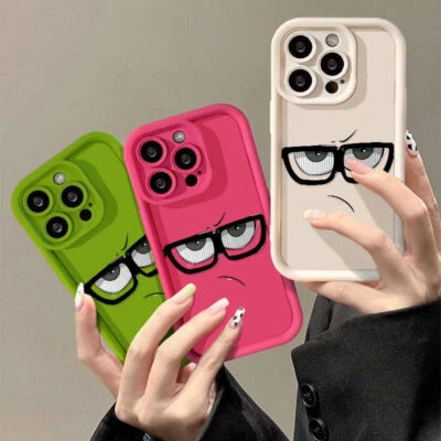 Funny Phone Case For iPhone 16 15 14 Pro Max Plus 13 11 12 Shockproof Cover New - Image 1 of 4